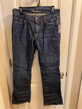 NWT Old Navy Jeans 8 Regular The Sweetheart Stretch Dark Blue Denim Bootcut 2010